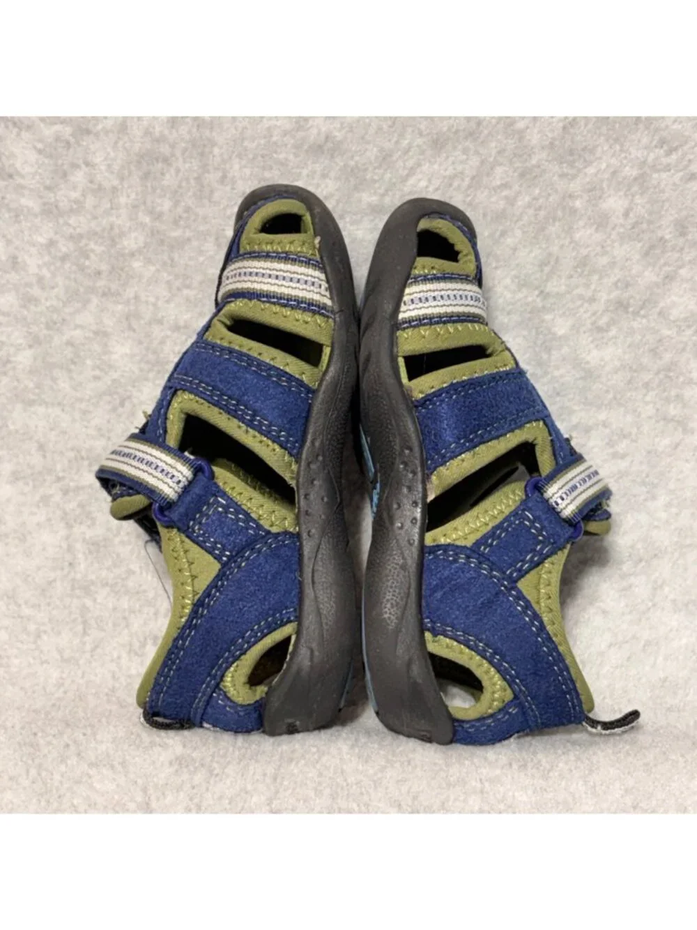 PEDIPED Boys Sandals Toddler Size 7 Sahara Sandals Blue Green - Picture 8 of 12